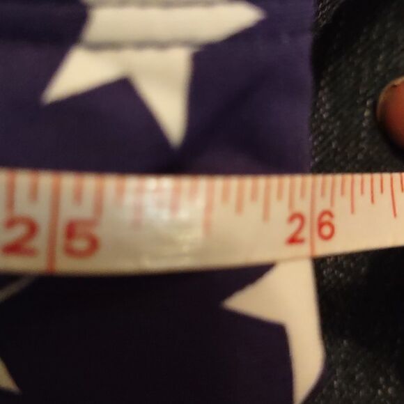 Niptuck Women's size 4 blue white star print shirred one piece swimsuit - Picture 7 of 7